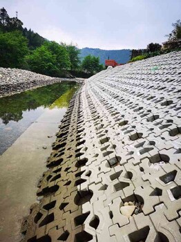 湖南郴州生态护坡砖报价，护坡墙