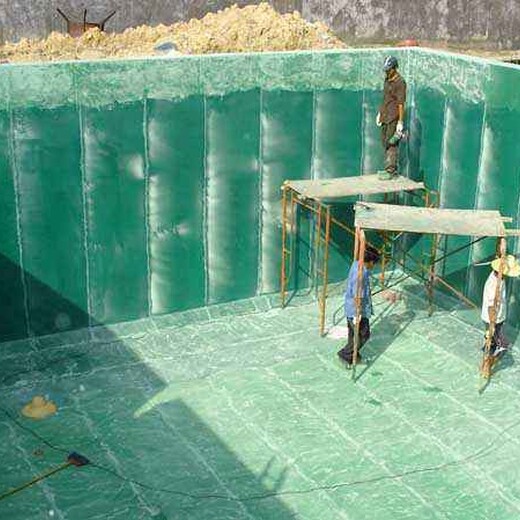 吉木萨尔县污水厂玻璃钢防腐施工
