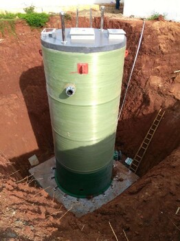 博尔塔拉定制一体化污水提升泵站,玻璃钢污水泵站