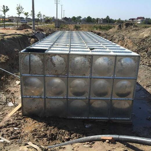 博尔塔拉生产定制镀锌板地埋消防水箱