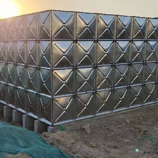 新疆生产安装镀锌板地埋消防水箱
