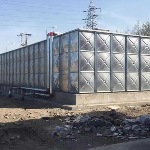 新疆克拉玛依大中小型镀锌板地埋消防水箱价格