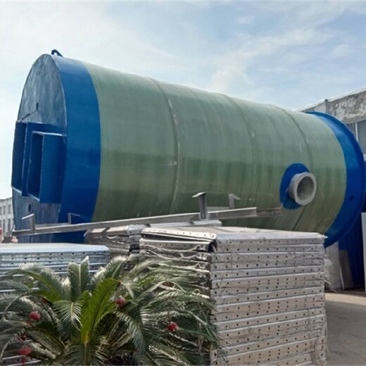 昌吉市玻璃钢一体化污水提升泵站配件