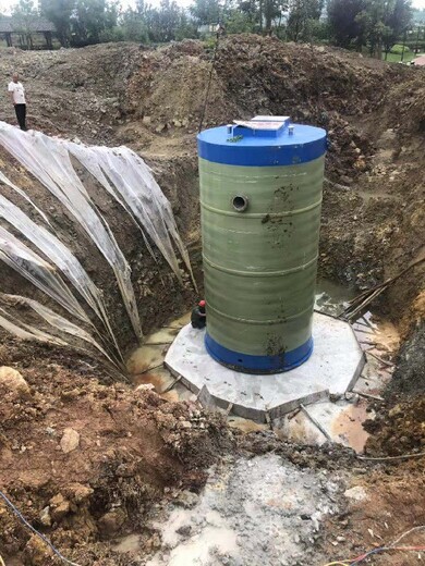 頭屯河區(qū)地埋玻璃鋼污水泵站廠家一體化污水泵站維修廠家