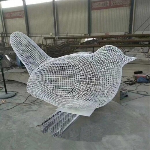 唐韵钢丝编织小鸟雕塑,西藏不锈钢小鸟雕塑多少钱