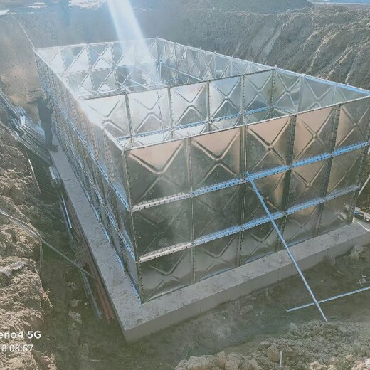 新疆克孜勒苏定制镀锌板地埋消防水箱