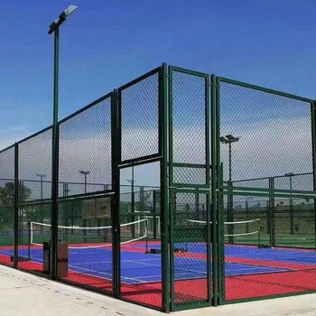 湖州浸塑篮球场防护栏组装式菱形体育场围网多规格可选