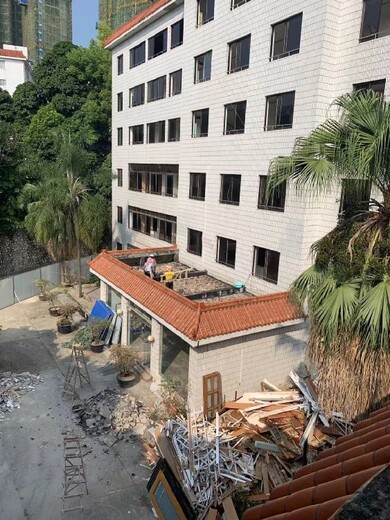 桂林屋顶防水补漏施工过程