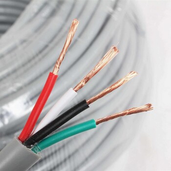 江苏科盟4芯1.5屏蔽耐油电线电缆RVVYP