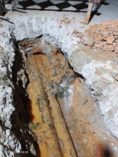 深圳探测埋地管网漏水工厂地埋供水管网漏水检测,地下管道漏水检漏