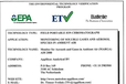 割草机EPA认证测试项目,EPA证书