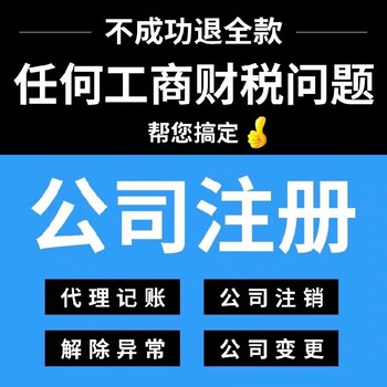 天津武清区记账公司企业注销代账