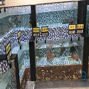 越秀定做玻璃海鲜池广州海鲜鱼缸价格
