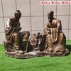 重慶訂制制茶人物雕塑,制茶過程雕塑