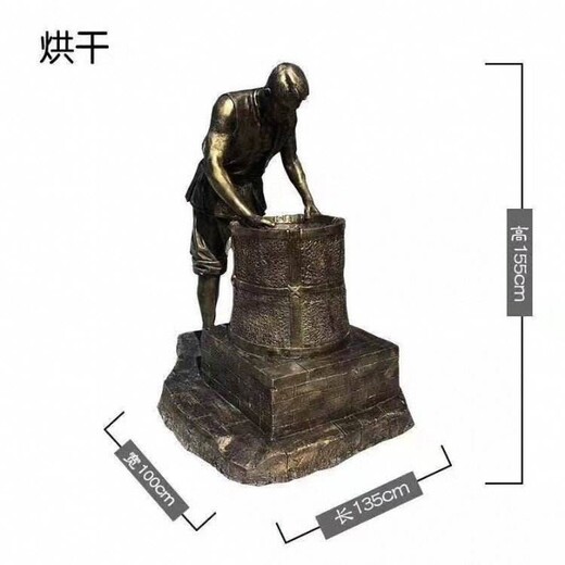 北京制茶人物雕塑定做,制茶过程雕塑