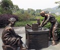 天津制茶人物雕塑作品,制茶過程雕塑