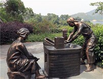 湖南制茶人物雕塑订做,茶文化雕塑图片0