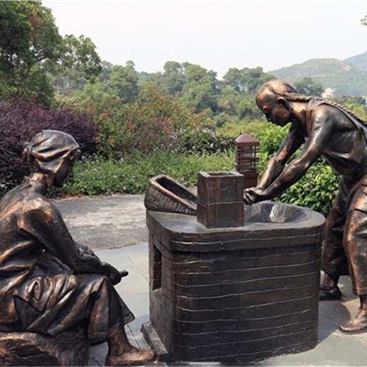重慶制茶人物雕塑訂制,制茶過程雕塑