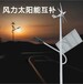 新农村风光互补太阳能路灯（6米8米10米）风力发电道路灯定制