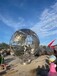 山东304不锈钢镂空球雕塑,金属球雕塑