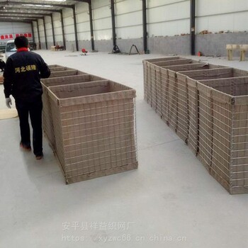 工廠供應土工布電焊網(wǎng)多式組合可重復利用軍事防爆網(wǎng)hesco