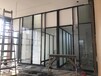 湛江玻璃隔断生产厂家,办公室中空玻璃百叶隔断