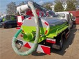 专门下水道疏通拉8吨小型污水罐式车大功率自吸自排吸污车图片