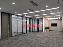 深圳办公室分格式玻璃隔断厂家,铝合金玻璃隔断图片1
