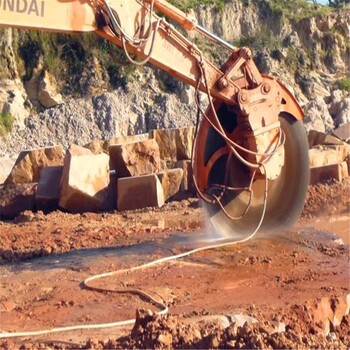 宁夏水渠开挖挖改岩石锯厂家