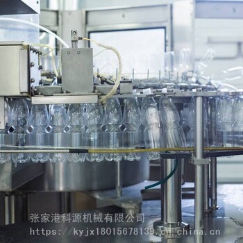 科源机械含气碳酸饮料设备液体灌装机械碳酸饮料灌装机三合一瓶装设备