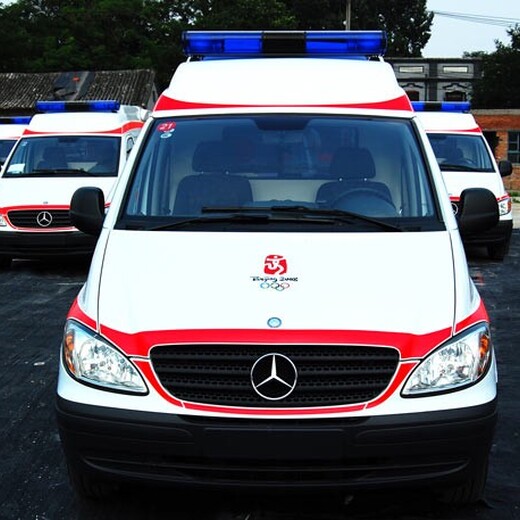 陕西榆林担架车出租公司带设备120急救车租赁