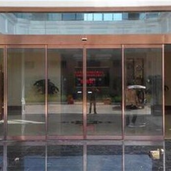 泉州石狮市定制玻璃感应门自动门安装,自动感应平移玻璃门