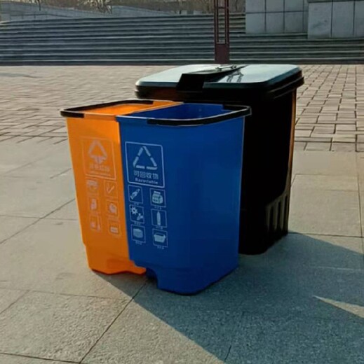 塑料垃圾桶,青海660L道路垃圾桶批发零售
