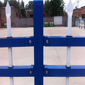社区别墅锌钢护栏通透围墙防护栏杆加强型带花围栏