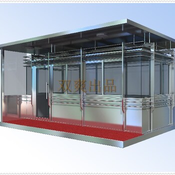 双爽防腐木岗亭,合肥订做值班室厂家报价