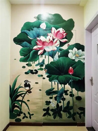 黄浦学校墙画涂鸦墙绘文化墙设计