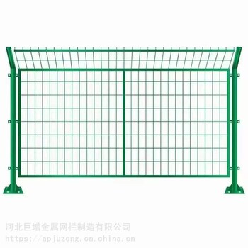 浸塑铁丝网双边丝边框护栏护栏网厂家工厂园区防攀爬护栏