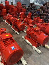 多級消防泵供應消防泵廠家型號及參數,穩壓緩沖立式多級消防泵圖片