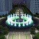 新款酒店喷泉图