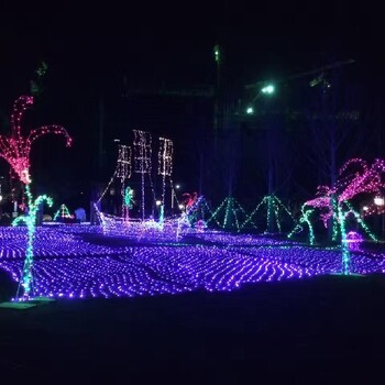 大連熱門燈光展瑰麗多彩