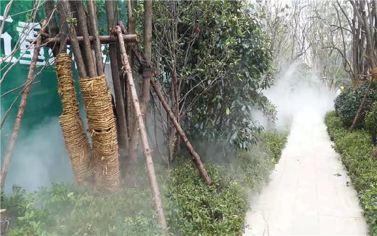 庆阳景观造雾设备安装,多年项目经验