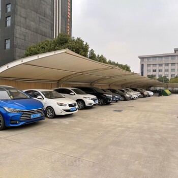 上海全新户外停车棚改造,伸缩雨棚价格