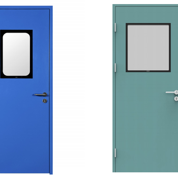 大兴平框钢质净化门50机制板钢质洁净门