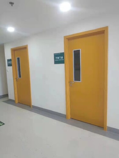 长沙传染病医院医用门子母门,手术室净化门