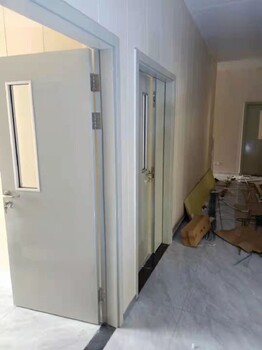 深圳儿童医院医用门双包套结构,手术室净化门