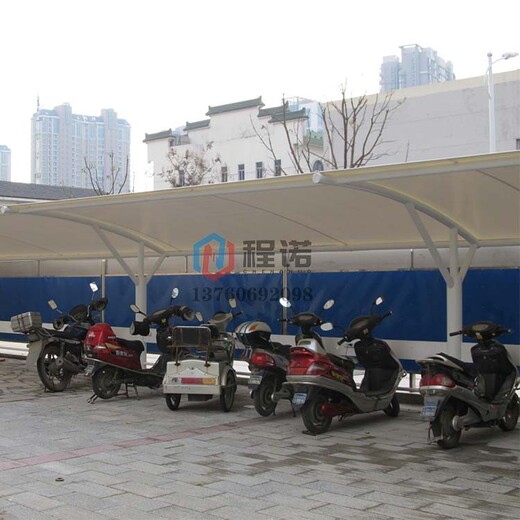 广州程诺停车棚大梁,黄冈户外自行车停车棚