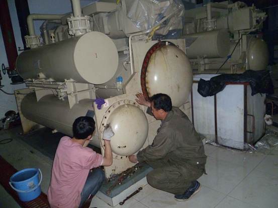 武清工业中央空调回收公司,二手冷水机组回收