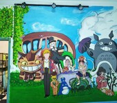 云溪区幼儿园墙体彩绘多少钱一平米3D体墙体彩绘壁画墙画设计