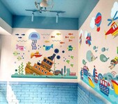 江华瑶族自治县敬老院墙画墙体彩绘幼儿园墙体彩绘壁画墙画设计