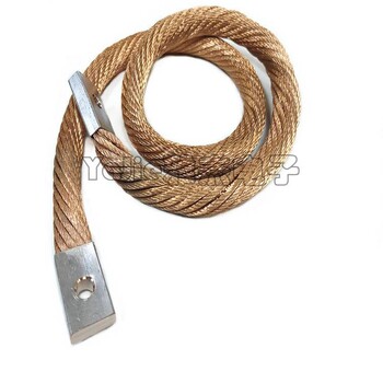 雅杰铜绞线软连接断路器裸铜线电刷线T2连接铜导线